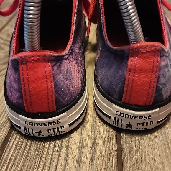 Converse Tie-Die Pink/Purple Sneakers Size 4 - Picture 3 of 4